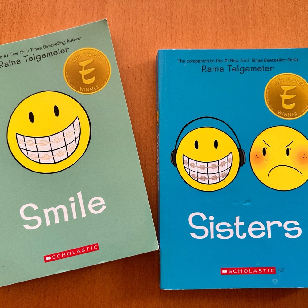 Graphic novels “Smile” and “Sisters”